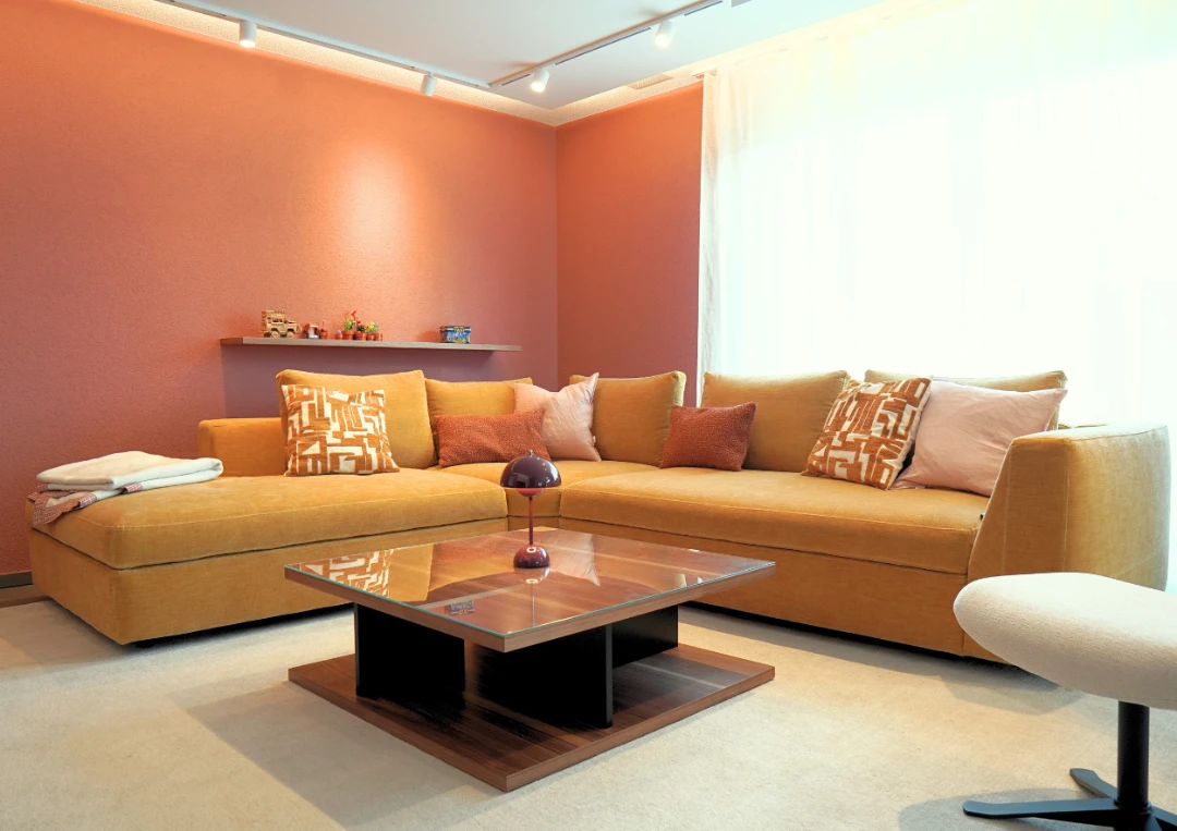 Wandfarbe und Farbkonzept mutig